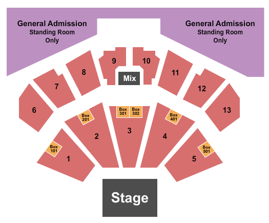 BMO Pavilion BMO Pavilion Seating Chart